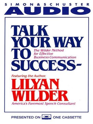 cover image of Talk Your Way to Success